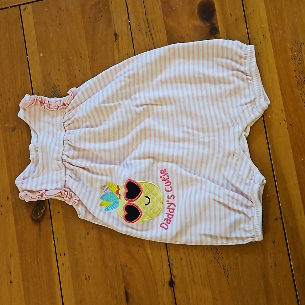 3/$10 - ONE striped romper